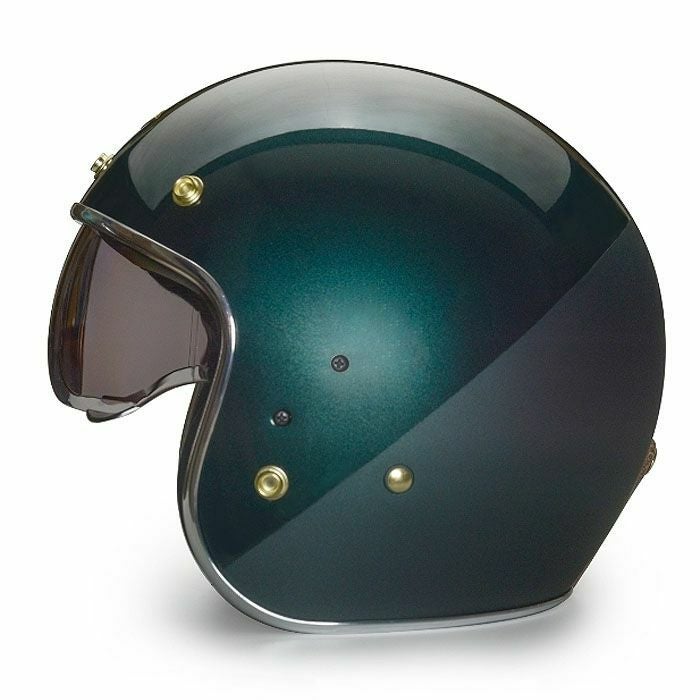 BRIANシリーズ インナーバイザー ジェットヘルメット グリーン feture