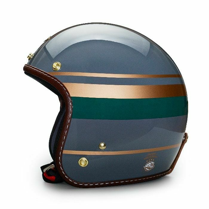 WARDシリーズ ジェットヘルメット セメントグレー/ダークグリーン