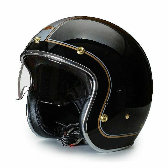 HORI TORAシリーズ TATTOO インナーバイザー ジェットヘルメット ブラック feture_1