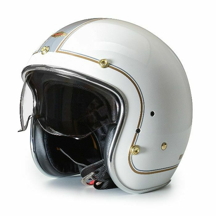 HORI TORAシリーズ TATTOO インナーバイザー ジェットヘルメット スノーホワイト feture_1