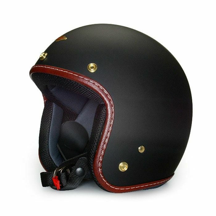 DEREKシリーズ ジェットヘルメット フラットブラック feture_1