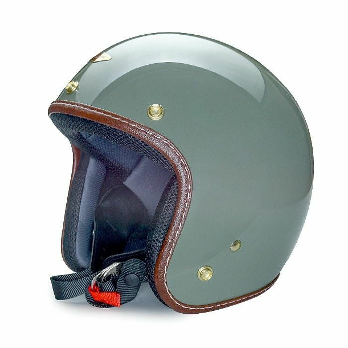 BRIANシリーズ インナーバイザー ジェットヘルメット セメントグレー