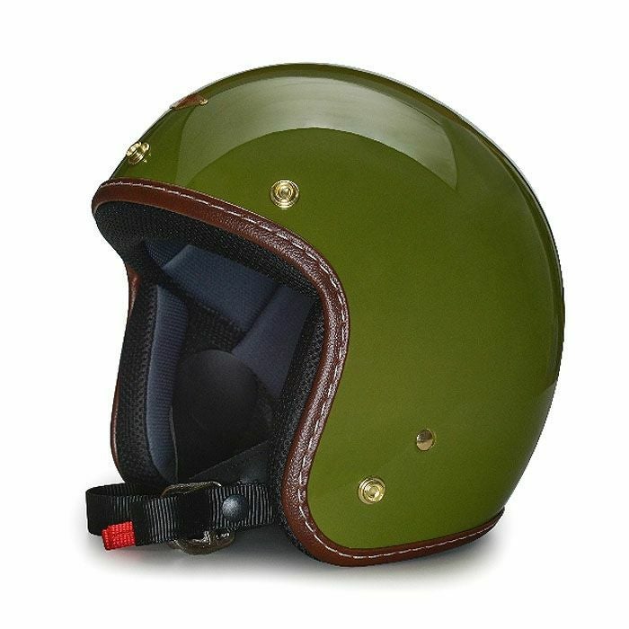 DEREKシリーズ ジェットヘルメット オリーブグリーン feture_1