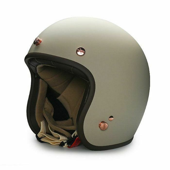 MODER BELLEシリーズ スモールシェル ジェットヘルメット フラットライトミルクティー feture_1