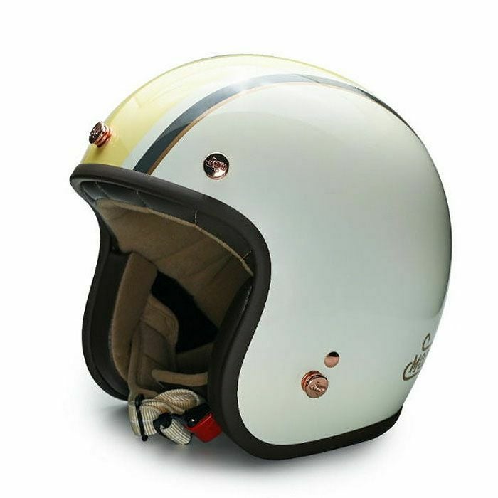 MODER MERLINシリーズ ジェットヘルメット ミルクホワイト/イエロー feture_1