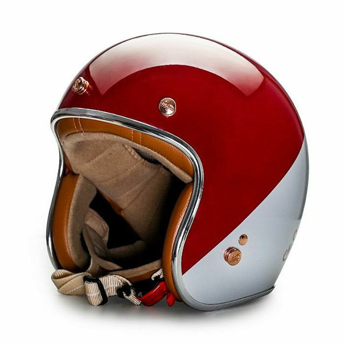 MODER ARONシリーズ ジェットヘルメット ビンテージレッド feture_1
