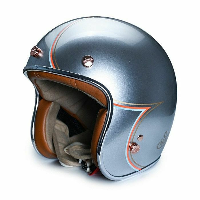 MODER JONESシリーズ ジェットヘルメット スターシルバー feture_1