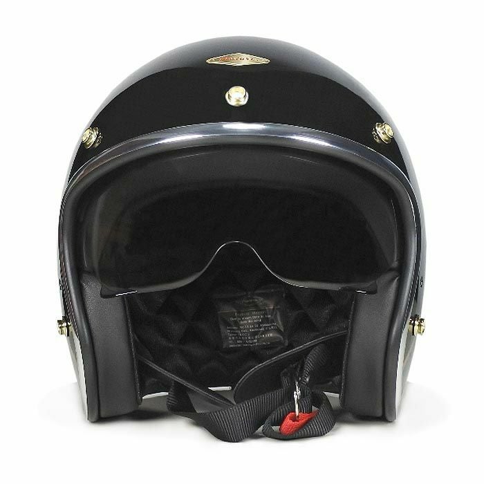 ANDRESシリーズ インナーバイザー ジェットヘルメット ブラック feture