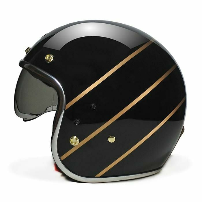 ANDRESシリーズ インナーバイザー ジェットヘルメット ブラック feture