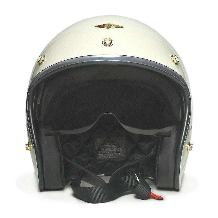 ANDRESシリーズ インナーバイザー ジェットヘルメット アイボリー