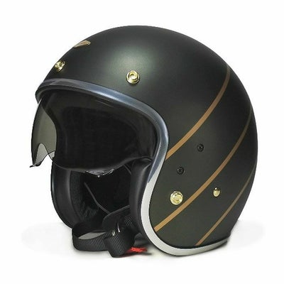 ANDRESシリーズ インナーバイザー ジェットヘルメット オリーブ 