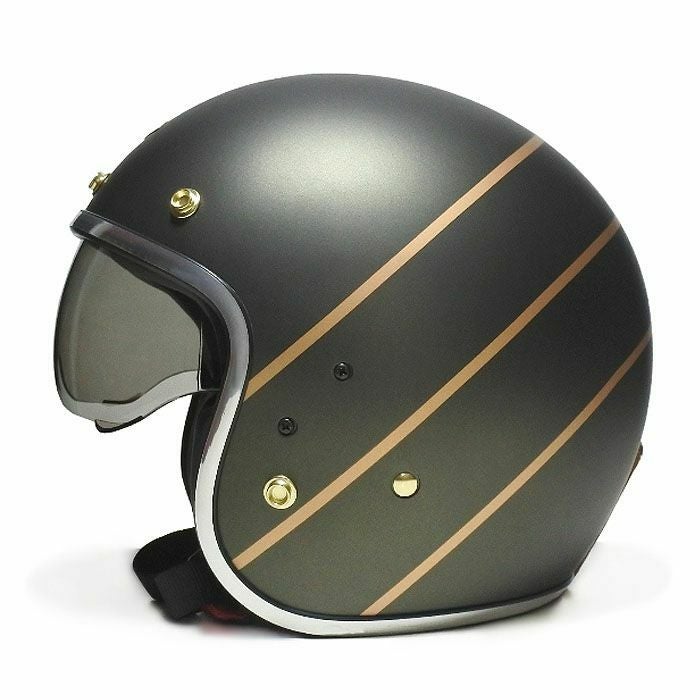 ANDRESシリーズ インナーバイザー ジェットヘルメット オリーブ
