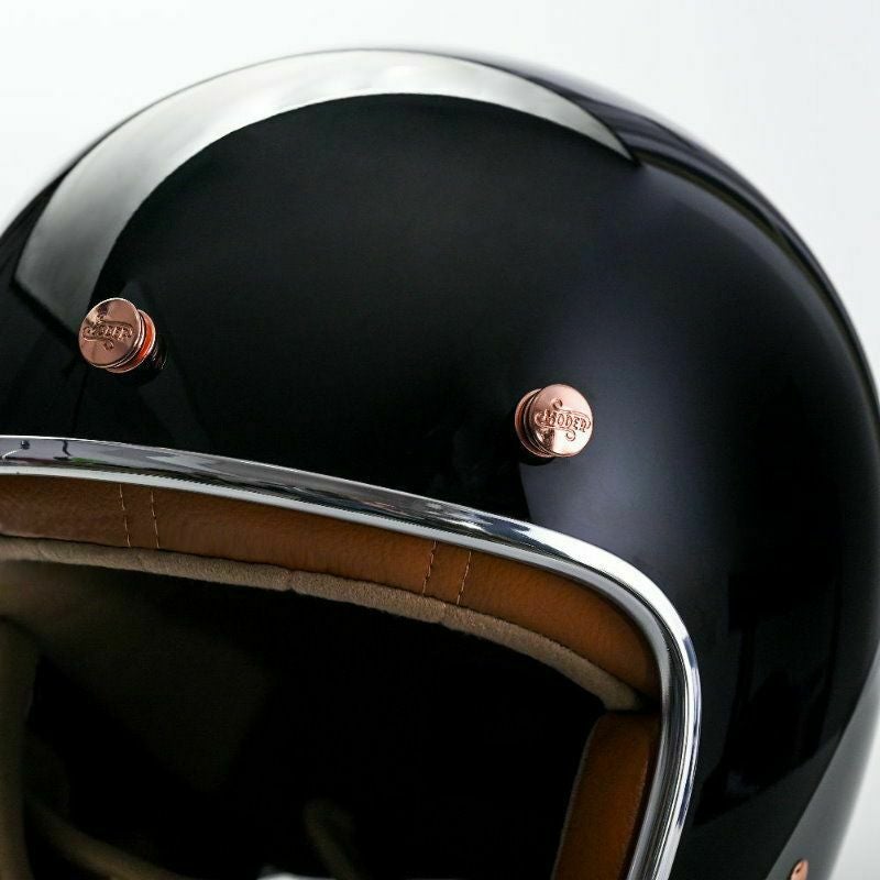 ヘルメットスナップボタン デコレーションカバー ローズカッパー feture_1