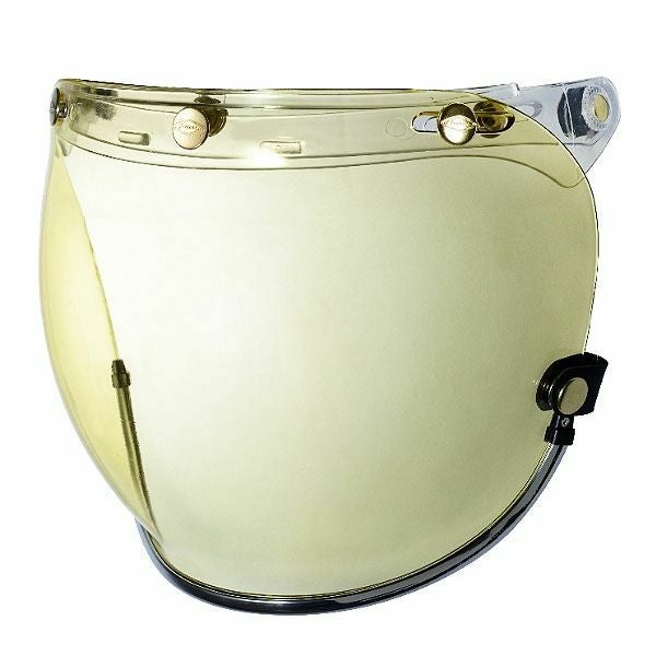 フリップアップ バブルシールド シルバートリム イエロースモーク feture_1