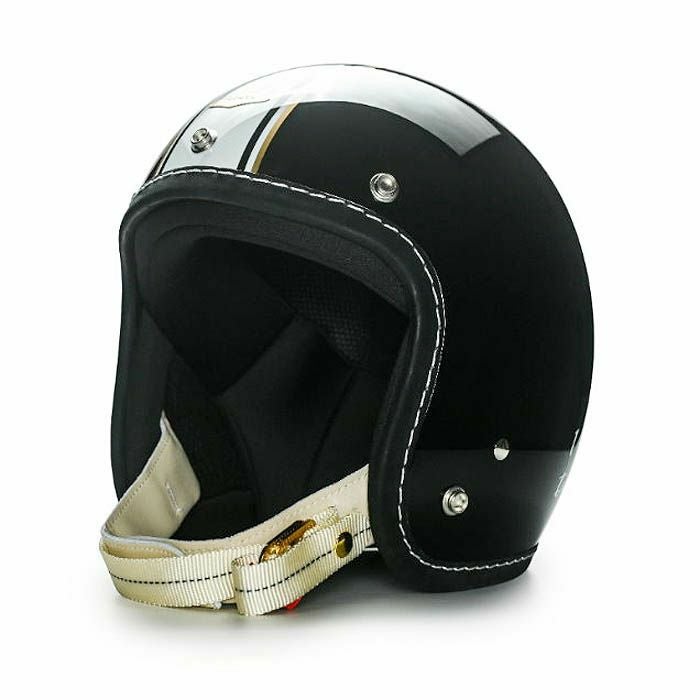 500TXシリーズ 1TAKE カスタム ジェットヘルメット グロスブラック/ホワイト feture_1