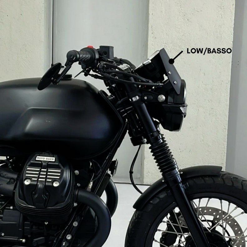 モトグッチ V7 850 (2021-) スクリーン アルミ RVRS MOTO | バイク