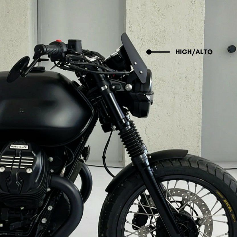 モトグッチ V7 850 (2021-) スクリーン アルミ RVRS MOTO | バイク