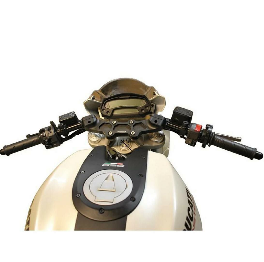 DUCATI モンスター696/796/1100 1-3 インチ ライズアダプタープレート