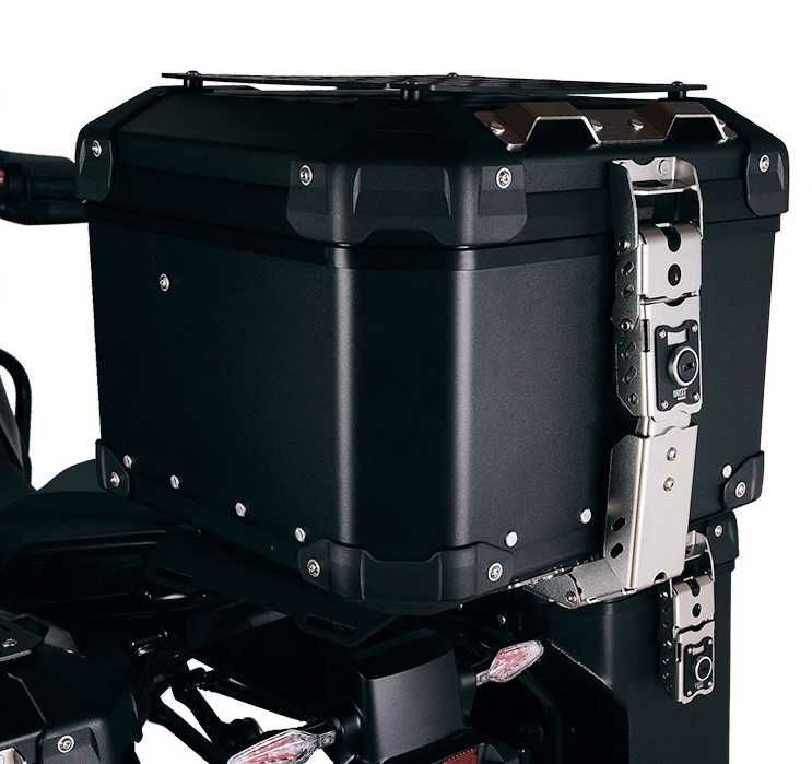 【新品】keyball44 トップケースマウント方式　黒仕様　フルフェイスケース UNIT GARAGE アルミトップケース 44L ATLAS ブラック | バイクカスタム