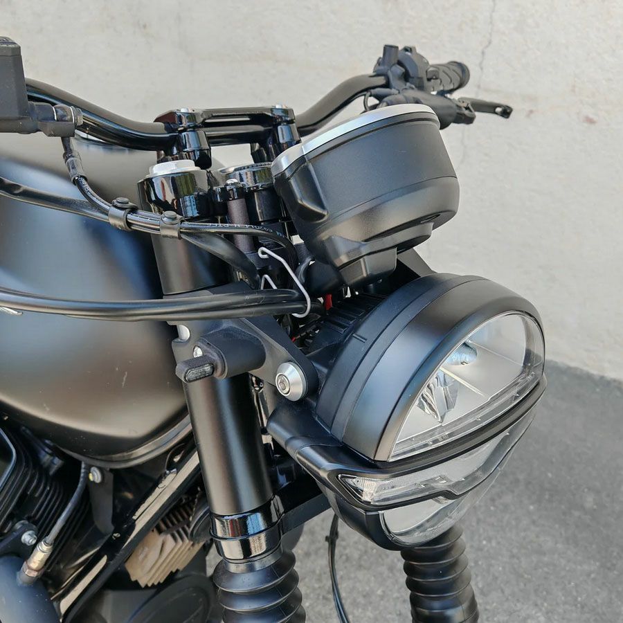 モトグッチ V7-III/V9ボバー KOSO サンダーボルトヘッドライト用