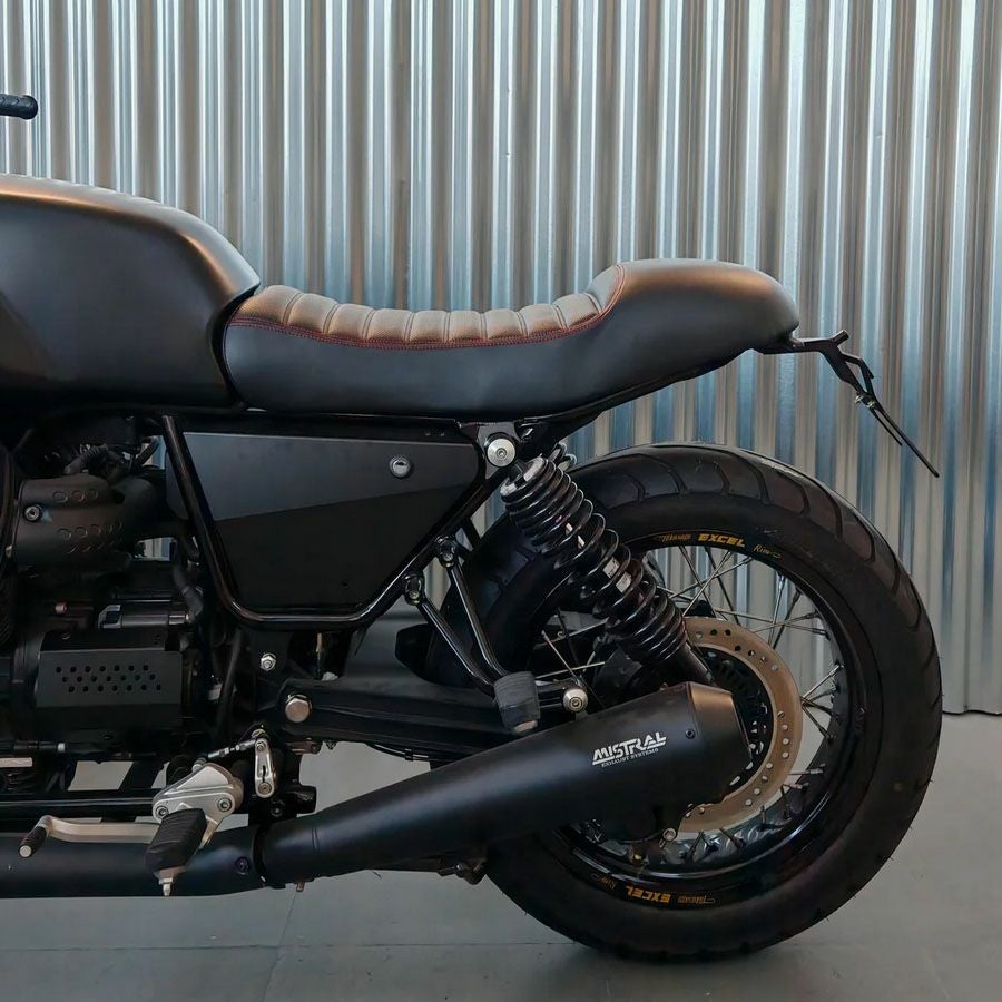 MOTO GUZZI V7 タンデムシート Heritage leather seat for Moto Guzzi V7