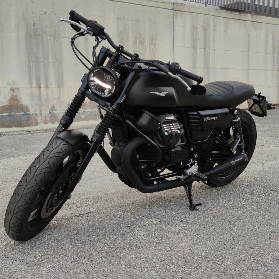 モトグッチ V7-III メーターリロケーションブラケット RVRS MOTO