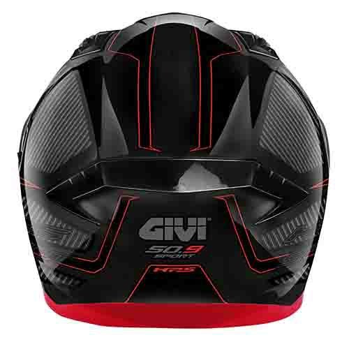 GIVI フルフェイスヘルメット 50.9 ENIGMA ブラック/チタン/レッド ECE