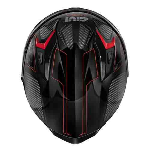 GIVI フルフェイスヘルメット 50.9 ENIGMA ブラック/チタン/レッド ECE