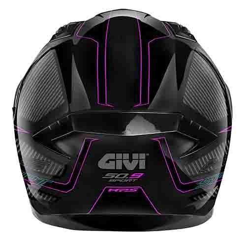 GIVI フルフェイスヘルメット 50.9 ENIGMA ブラック/チタン/ピンク ECE
