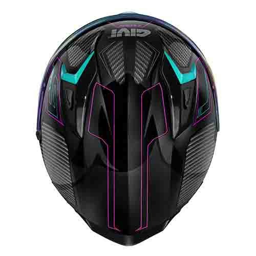GIVI フルフェイスヘルメット 50.9 ENIGMA ブラック/チタン/ピンク ECE