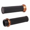 インディアン 電子制御スロットル用ラフィアン グリップ ブラック/ブロンズ ODI_1