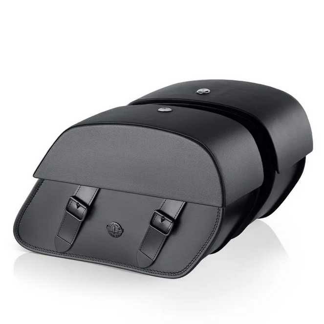 スーパーメテオ 650 レザーサドルバッグ ベイラー ミディアム 28L