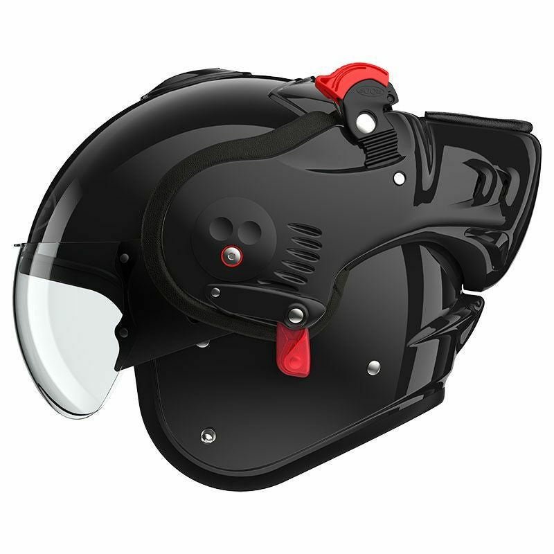 Boxer アルファ システムヘルメット ソリッドブラック ROOF | バイク