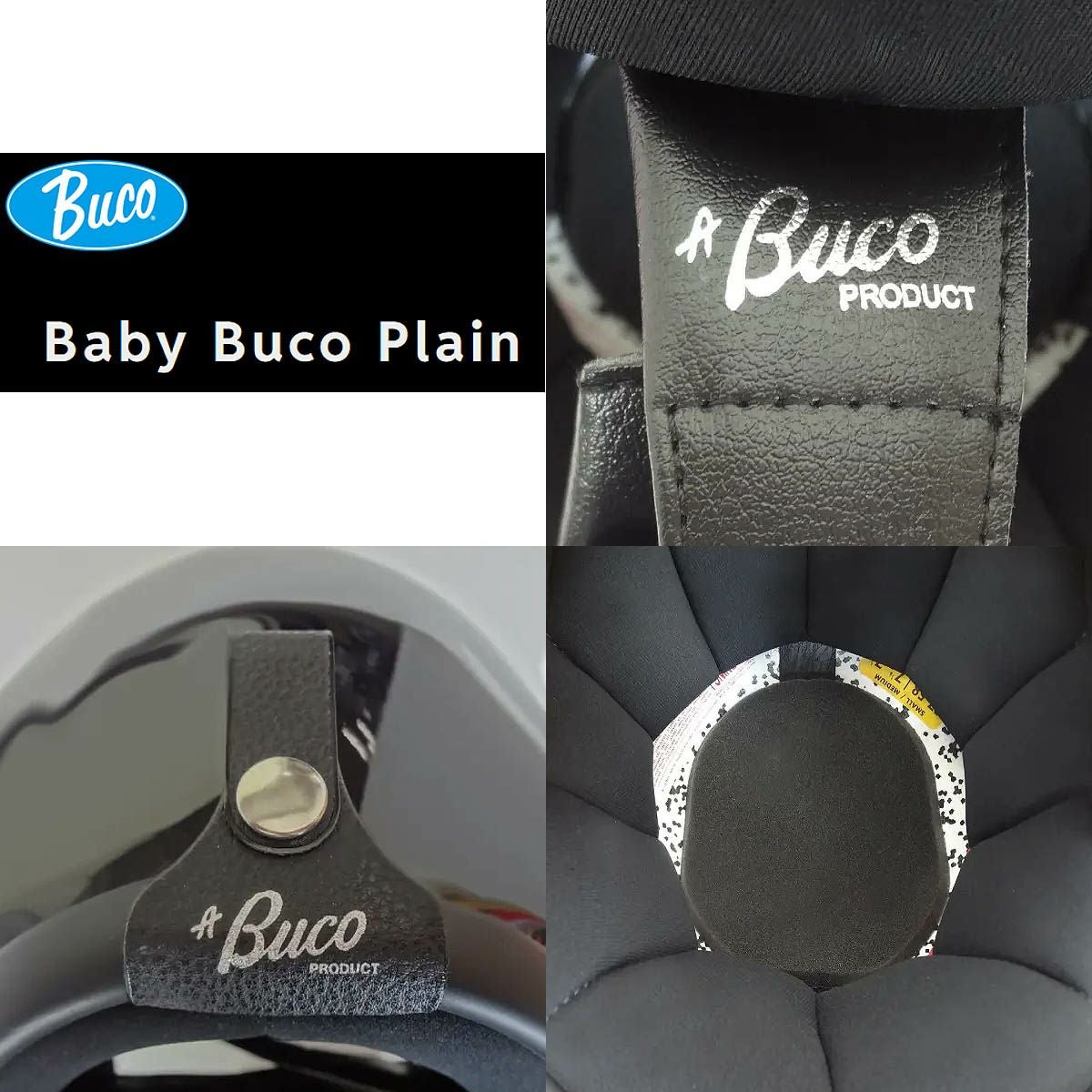 Buco ベビーブコ ヘルメット プレーンモデル アイボリー | バイク