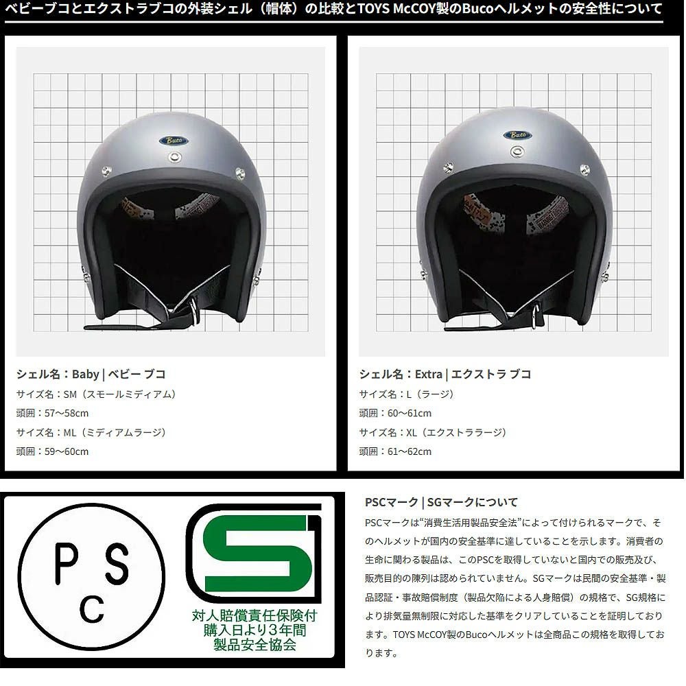 Buco ベビーブコ ヘルメット ワイルドワンモデル パールホワイト