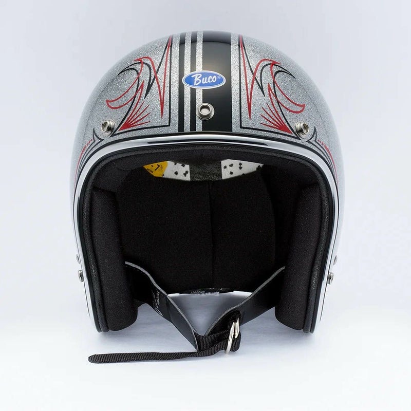 Buco ベビーブコ ヘルメット ゴッドスピードモデル シルバーフレーク 