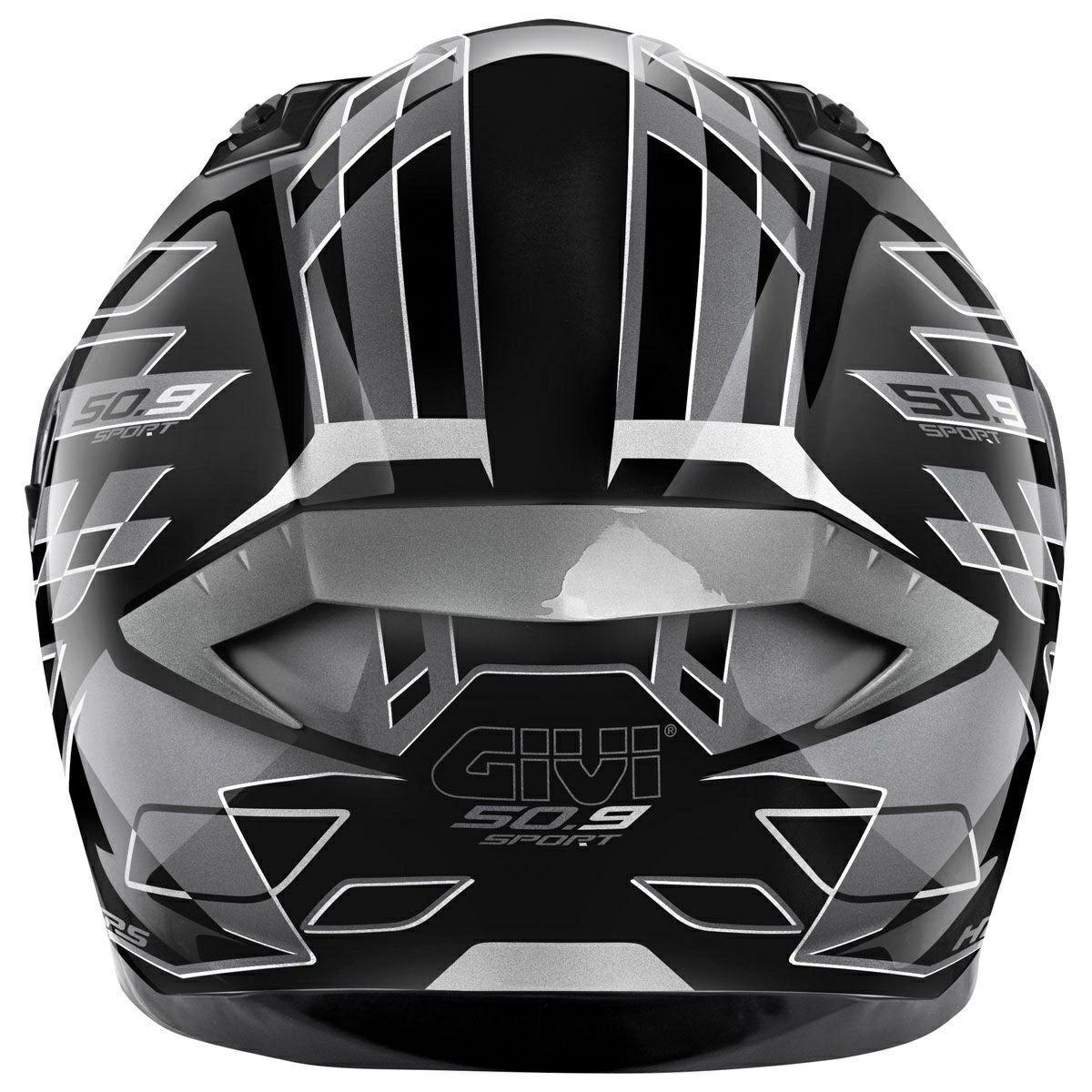 GIVI フルフェイスヘルメット 50.9 ASSAULT ブラック/チタン/シルバー