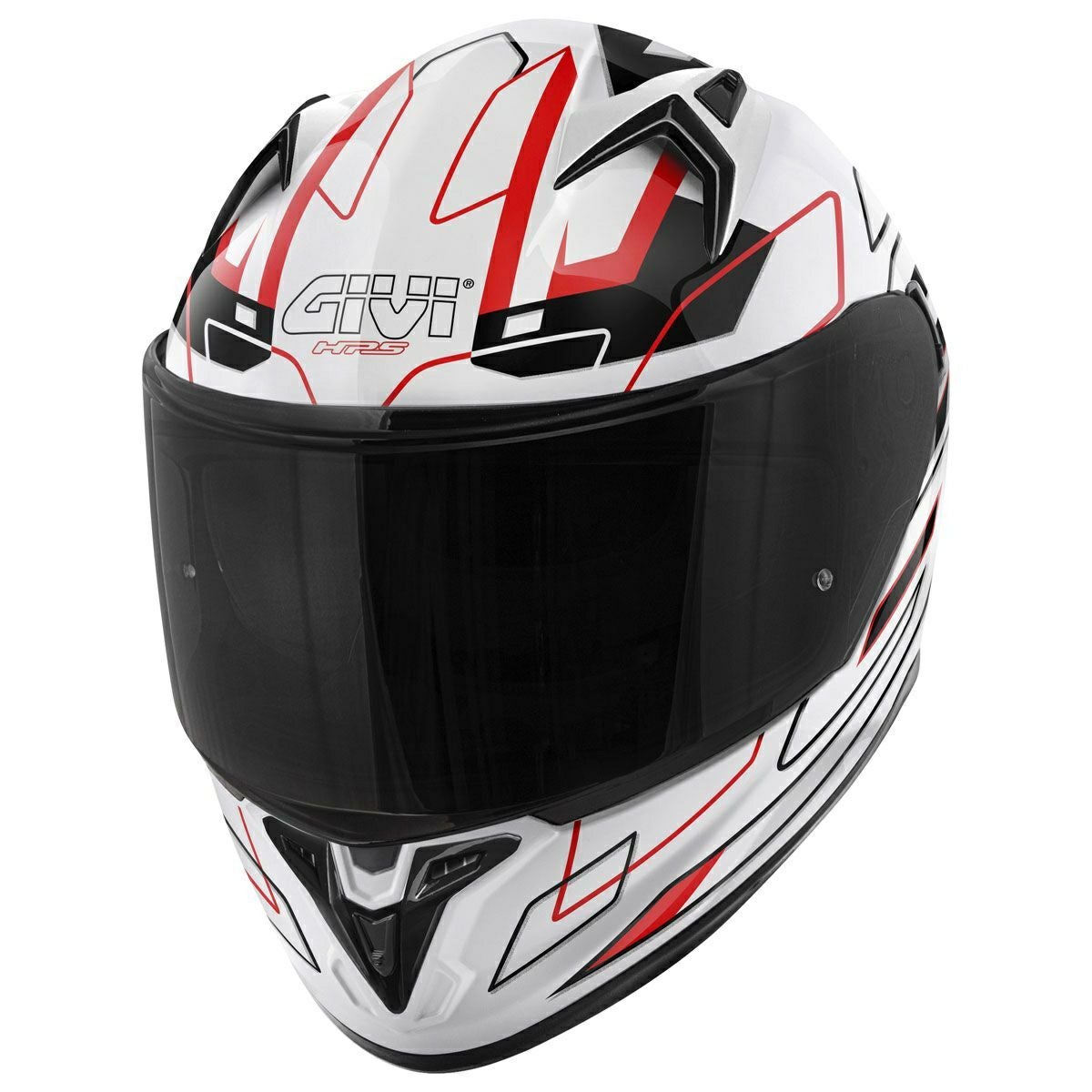 GIVI フルフェイスヘルメット 50.9 ASSAULT ホワイト/ブラック/レッド
