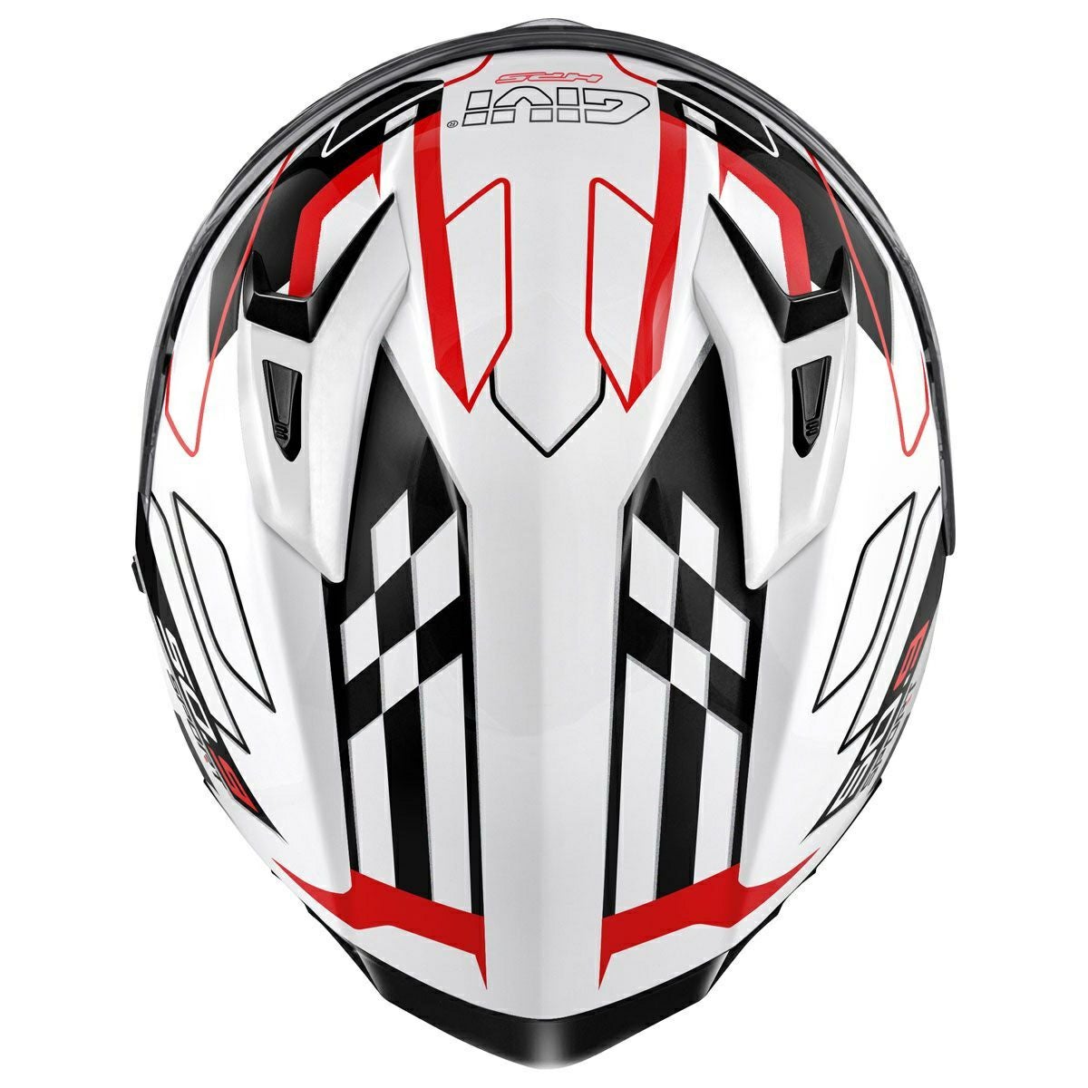 フルフェイス ヘルメット ホワイト レッド GIVI フルフェイスヘルメット 50.9 ASSAULT ホワイト/ブラック/レッド
