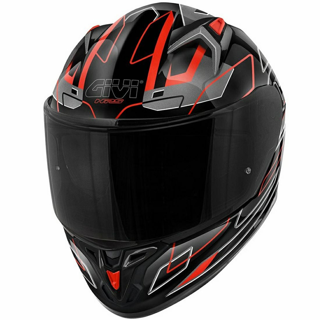 GIVI フルフェイスヘルメット 50.9 ASSAULT ブラック/チタン/レッド
