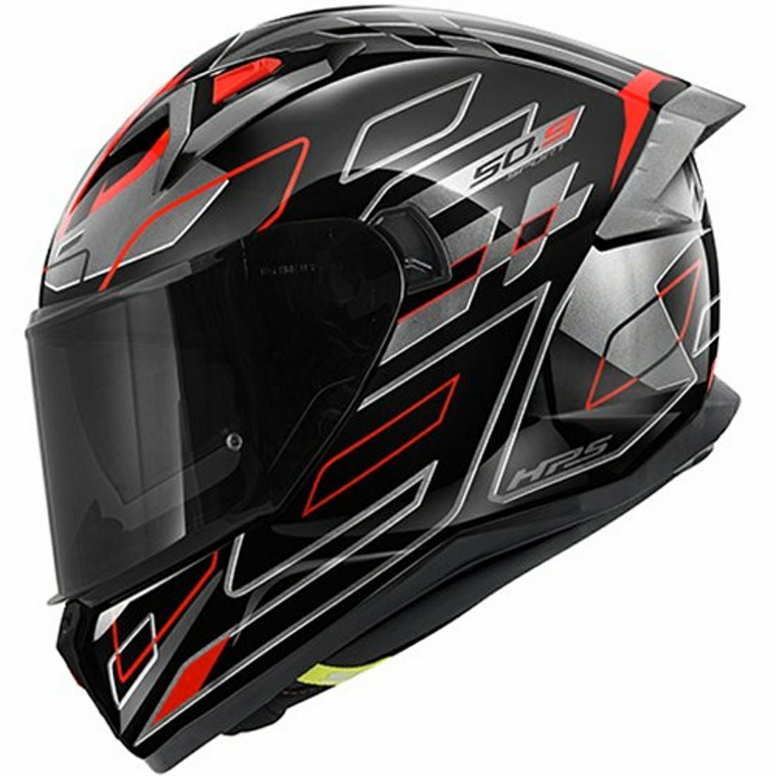 GIVI フルフェイスヘルメット 50.9 ASSAULT ブラック/チタン/レッド