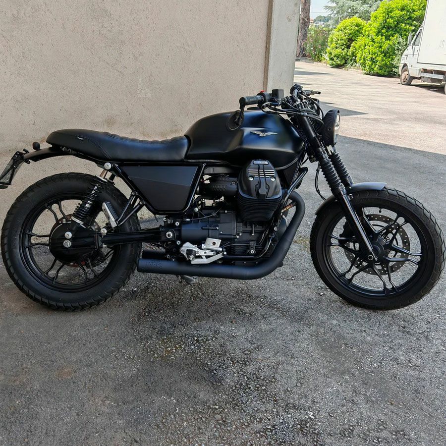 モトグッチ V7-III フルエキゾーストマフラー レーシング仕様 RVRS