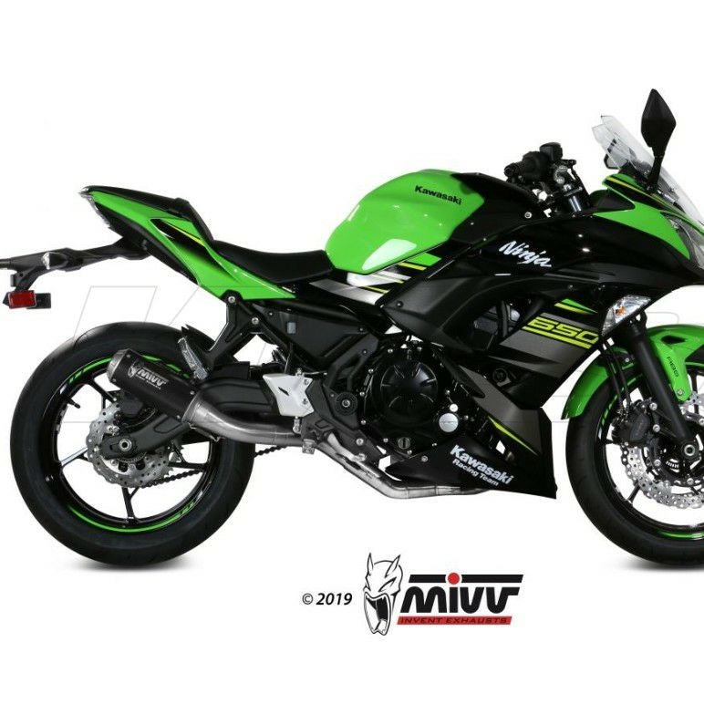 ニンジャ250 ニンジャ400 18-23 Mivv MK3 ブラック マフラー カワサキ Ninja400 |マフラー|MIVV(ミヴ)|モトパーツ(MOTO PARTS)