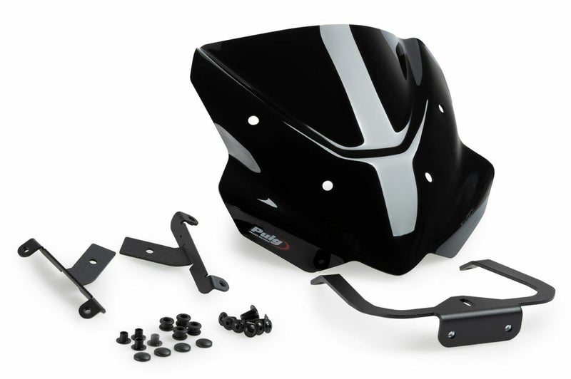 ストリートトリプル765R/RS (2023～) スクリーン ブラック ニュー 