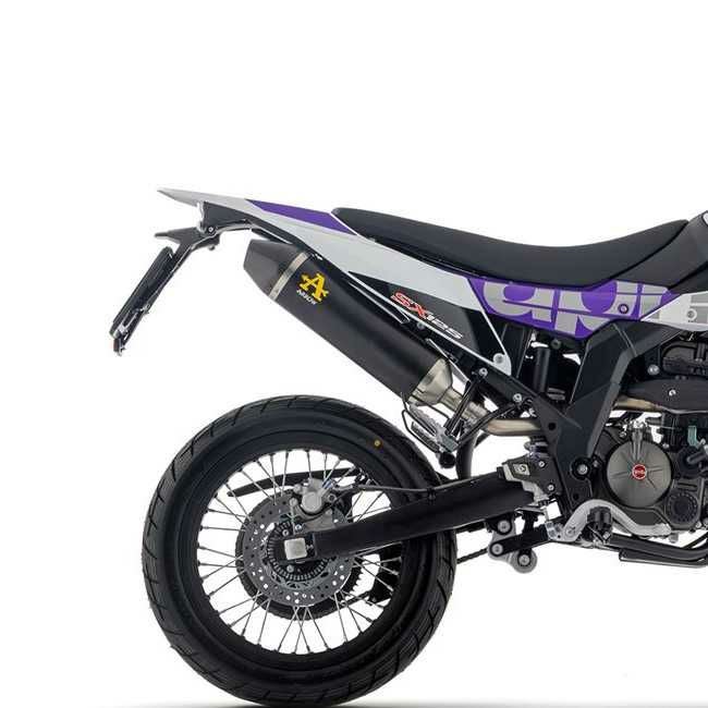 Aprilia RX/SX125 (2025-) スリップオンマフラー Thunder カーボン