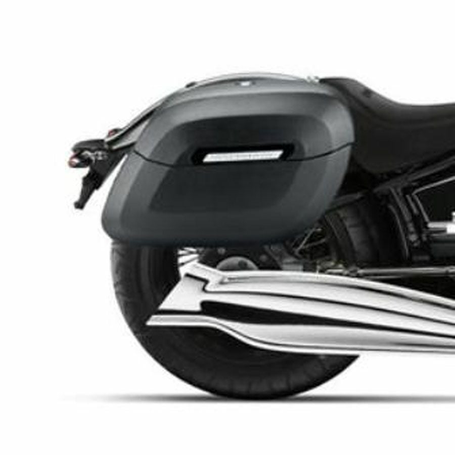 BMW R18 レザーラップ ハードシェルサドルバッグ ラメラレーブン 40L