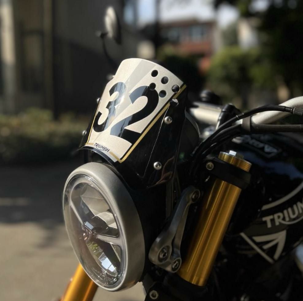 トライアンフ スクランブラー400X SCRAMBLER400X|スクリーン・フロント