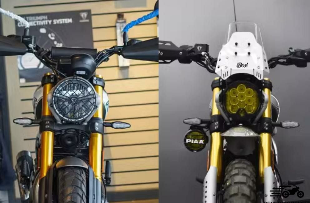 トライアンフ スクランブラー 400X バハ LED ヘッドライト