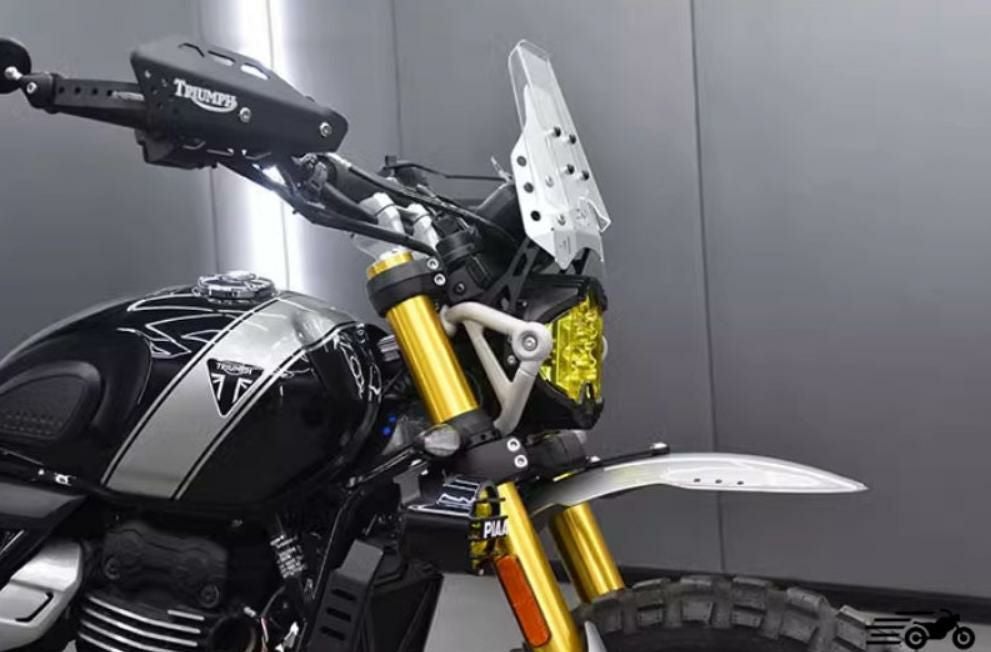 トライアンフ スクランブラー 400X バハ LED ヘッドライト