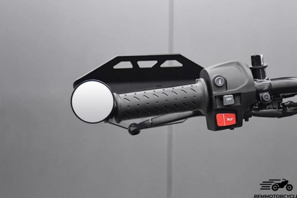 トライアンフ スクランブラー 400X 等 汎用ミニバーエンドミラー